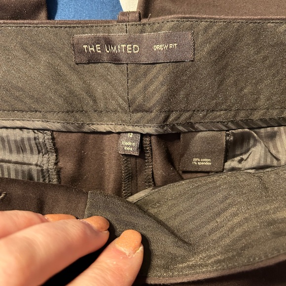 BRown Bootcut Crop Pants 12 - Picture 2 of 4